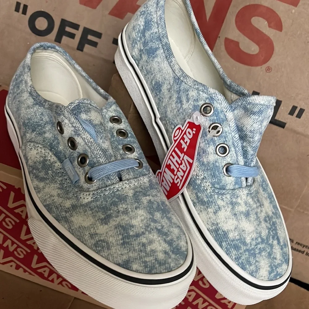 Vans Authentic Denim Dstry Winter Sky/Marshmallows WMNS sneakers - Picture 7 of 16